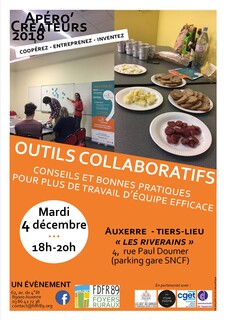 Affiche apéro créateurs 2018