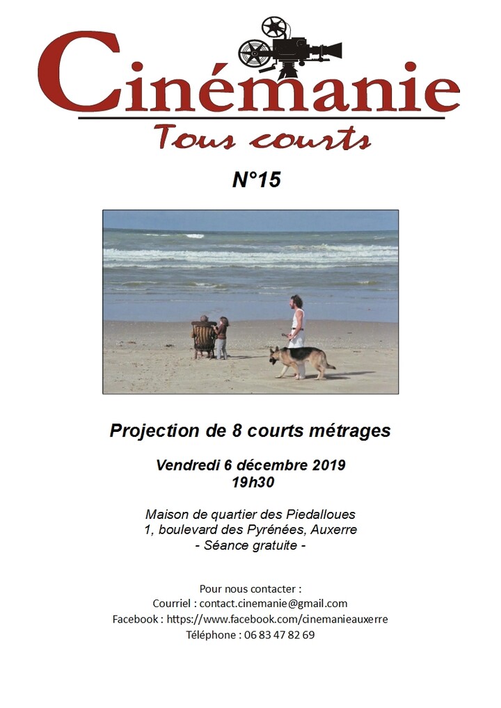 Tous courts n°15, affiche flyer