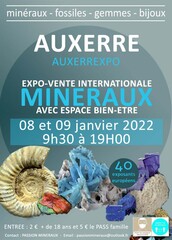 AUXERRE minéraux -affiche