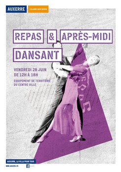 Affiche après midi dansant