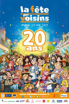 Affiche fete des voisins