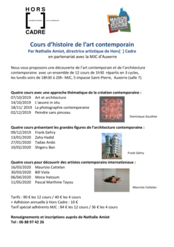 Programme Cours Hors Cadre